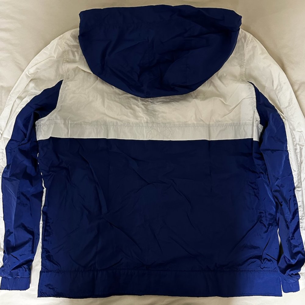 Blue and White Alfani Wind Breaker